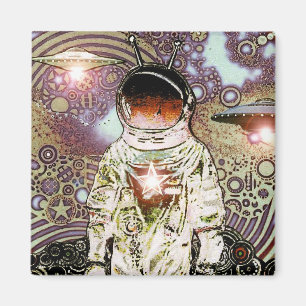 Stückchen des Raumes - Astronaut V MagNEAT-O Magnet