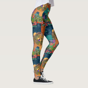Stückchen großes Muster - Chow-Chow Leggings