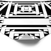 Stückchen-Mandala Poster (Ecke)