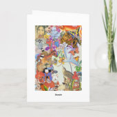 Stückchen u. Grußkarte der Bob-Collage 2 Karte (Rückseite)