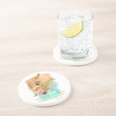 Stücke des himmlischen Zitats Boho Blume Getränkeuntersetzer (Seite)