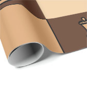 Stücke des Schachbretts Geschenkpapier (Rolleneckpunkt)