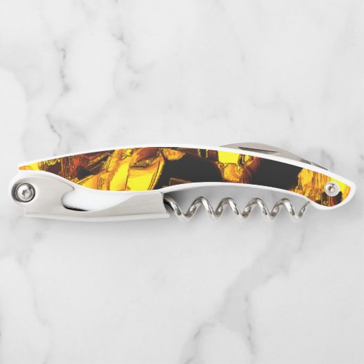 Stücke oder Bagasse aus getrockneter Mandarine Kellnermesser (Vorderseite)