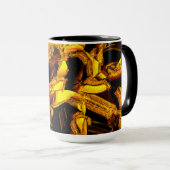 Stücke oder Bagasse aus getrockneter Mandarine Tasse (VorderseiteRechts)
