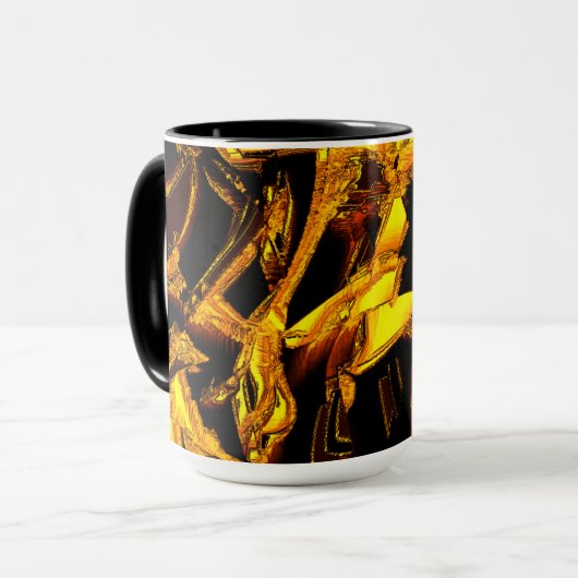Stücke oder Bagasse aus getrockneter Mandarine Tasse (Vorderseite Links)