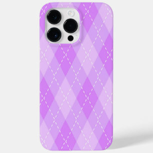 STÜCKE VON DIAMOND-PATTERN MIT LILA RAUTE Case-Mate iPhone 14 PRO MAX HÜLLE