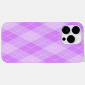 STÜCKE VON DIAMOND-PATTERN MIT LILA RAUTE Case-Mate iPhone HÜLLE (Rückseite (Horizontal))
