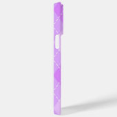 STÜCKE VON DIAMOND-PATTERN MIT LILA RAUTE Case-Mate iPhone HÜLLE (Rückseite / Rechts)