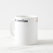 Stuckoverflow Präzises Logo Kaffeetasse (Vorderseite Links)