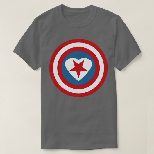 Stucky Shield Herz T-Shirt (Design vorne)
