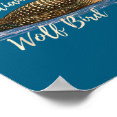 Stud Canadian Wolf Bird Funny Loon Humor Meme Sayi Poster (Ecke)