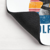 Stud Canadian Wolf Funny Loon Bird Humor Quote Mousepad (Ecke)