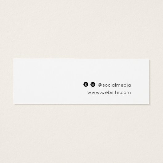 Stud Earring Juwelier Black Display Card (Rückseite)