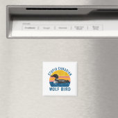 Stud kanadischer Wolf lustiger Loon-Vogel Humor Zi Magnet (In Situ (Geschirrspüler))