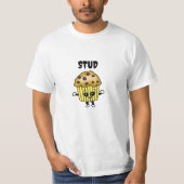 Stud Muffin Funny Humour T-Shirt (Vorderseite)