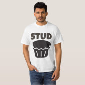 STUD MUFFIN FUNNY MENS T - SHIRT (Vorne ganz)
