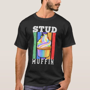 Stud Muffin für Männer, Frauen, Kinder Idee Cupcak T-Shirt