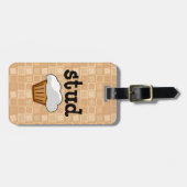 Stud Muffin Gepäckanhänger (Vorderseite horizontal)