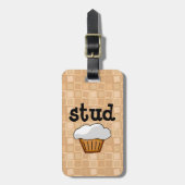 Stud Muffin Gepäckanhänger (Vorderseite vertikal)