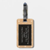 Stud Muffin Gepäckanhänger (Rückseite vertikal)