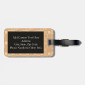 Stud Muffin Gepäckanhänger (Rückseite horizontal)