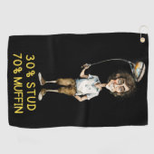 Stud Muffin Golfhandtuch (Horizontal)