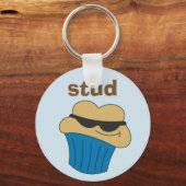 Stud Muffin Humour Schlüsselring für ihn Schlüsselanhänger (Vorderseite)