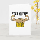Stud Muffin Karte (Gelbe Blume)