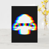 Stud Muffin Lustiger Muffin Vaporwave Edm Cyber Gl Karte (Gelbe Blume)