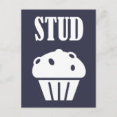 STUD Muffin Manly Tough Typ Funny Gift Schönes Aus Postkarte (Vorderseite)