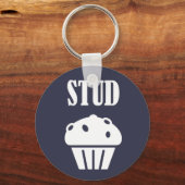 STUD Muffin Manly Tough Typ Funny Gift Schönes Aus Schlüsselanhänger (Vorderseite)