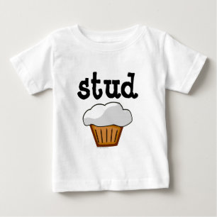Stud Muffin, Niedlicher Funny Baked Good Baby T-shirt