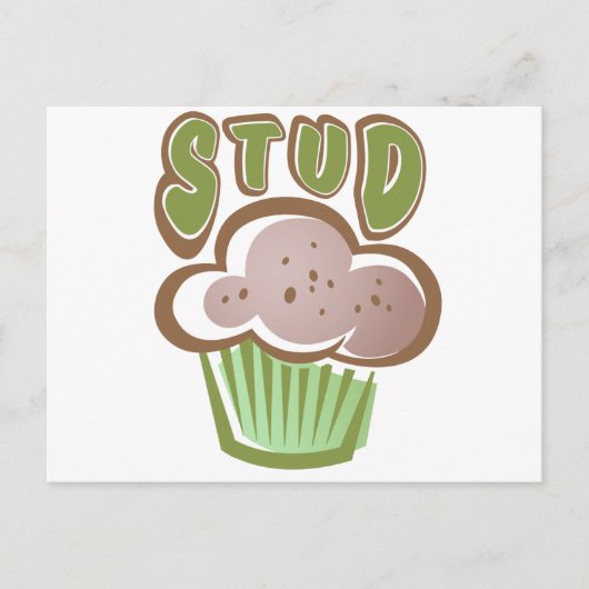 Stud Muffin Postkarte (Vorderseite)