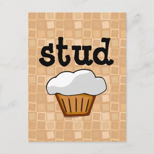 Stud Muffin Postkarte (Vorderseite)
