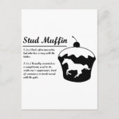 Stud Muffin Postkarte (Vorderseite)