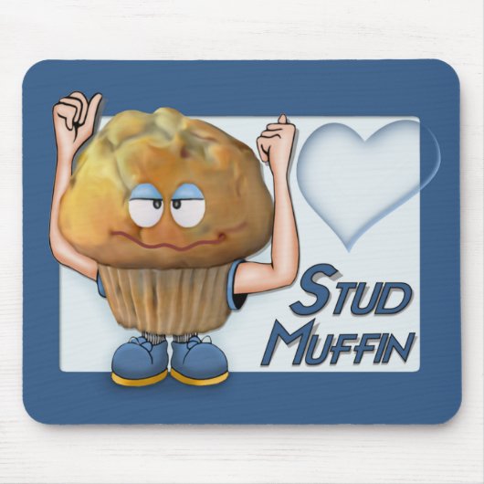 Stud Muffin Spaß Mousepad (Vorne)