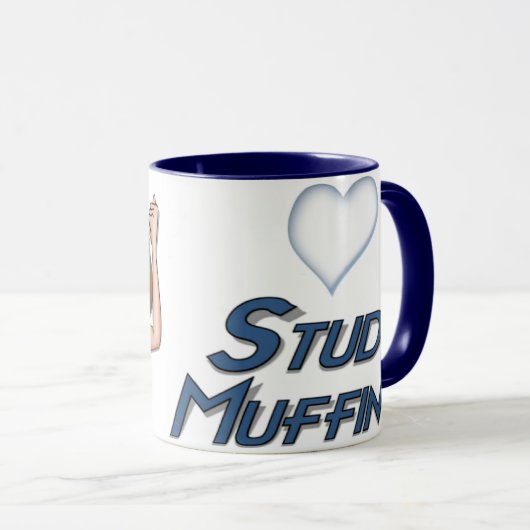 Stud Muffin Spaß Tasse (VorderseiteRechts)