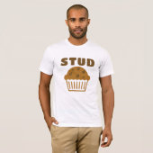 Stud Muffin T-Shirt, Muffin Graphic Funny Shirt De (Vorne ganz)