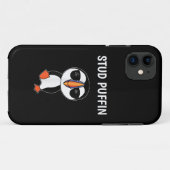 Stud Puffin Funny Bird Case-Mate iPhone Hülle (Rückseite (Horizontal))