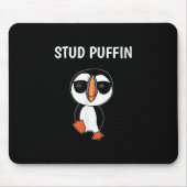 Stud Puffin Funny Bird Mousepad (Vorne)