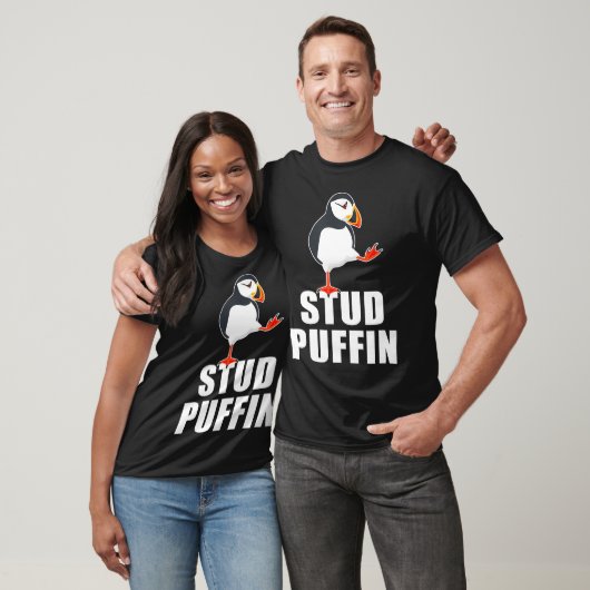 Stud Puffin Funny Seabird Puffins T-Shirt (Unisex)