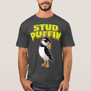 Stud Puffin Funny Seabird Stud Muffin Bird T-Shirt