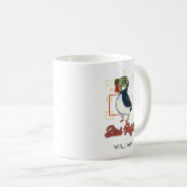 Stud Puffin Meer Vogel Cute Gag Personalisiert Kaffeetasse (VorderseiteRechts)