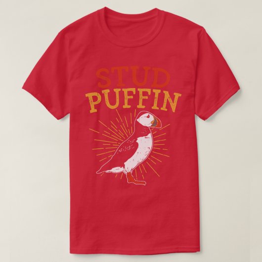 Stud Puffin Puffins T-Shirt (Design vorne)