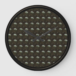 Studded Leather 2 Wall Clock Große Wanduhr