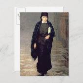 Student, 1883 postkarte (Vorne/Hinten)