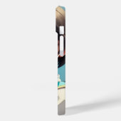 Student Anime Mit Monogramm Case - Mate iPhone Cas (Rückseite / Links)