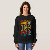 Student Are 100 Days Smarter  Student Teacher Sweatshirt (Vorne ganz)