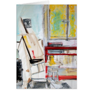 Student Art Studio Aix-en-Provence 1982 Karte