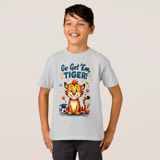 Student Athlete Tiger T-Shirt (Vorne ganz)